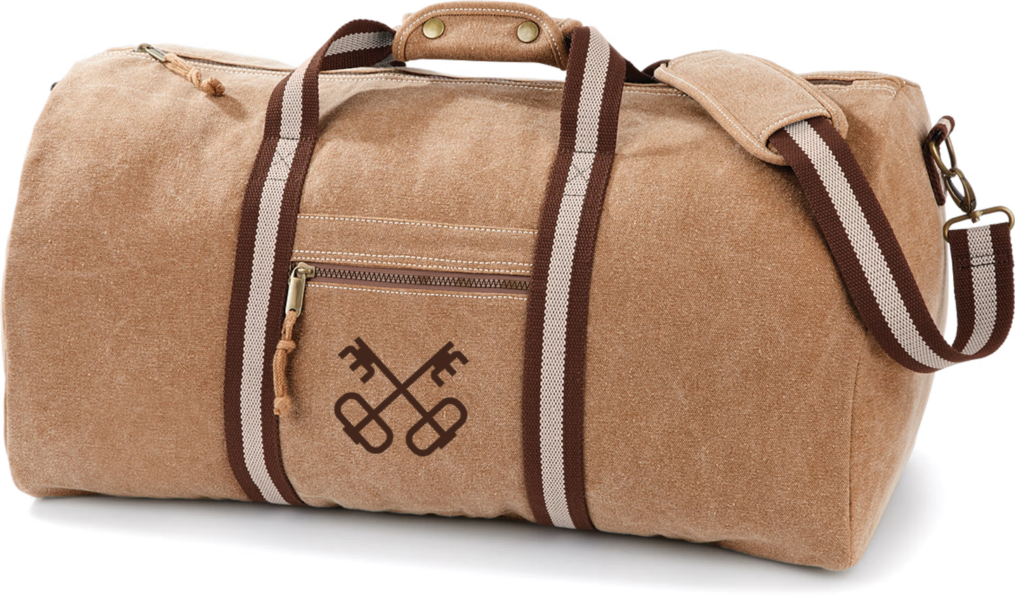 Vintage Travel Bag - Salted Caramel