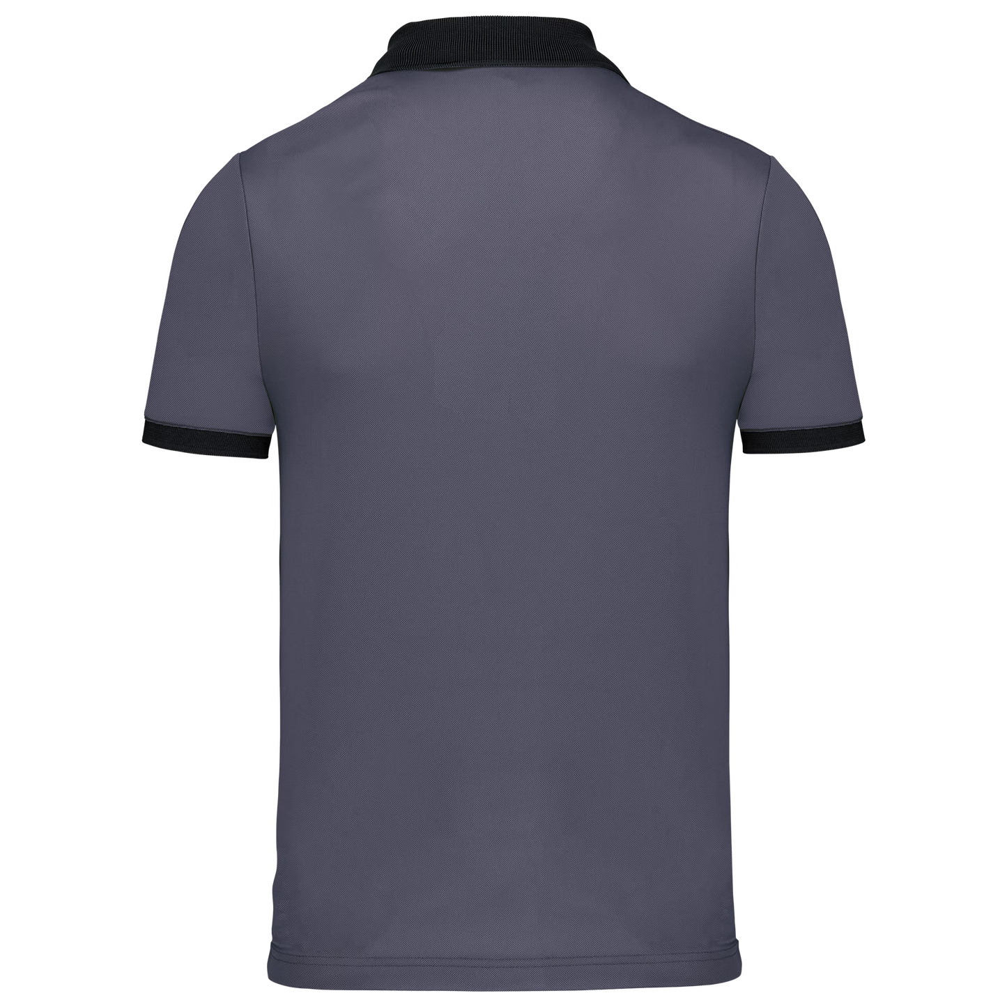 Zenith Piqué Polo - Black Oyster & Graphite