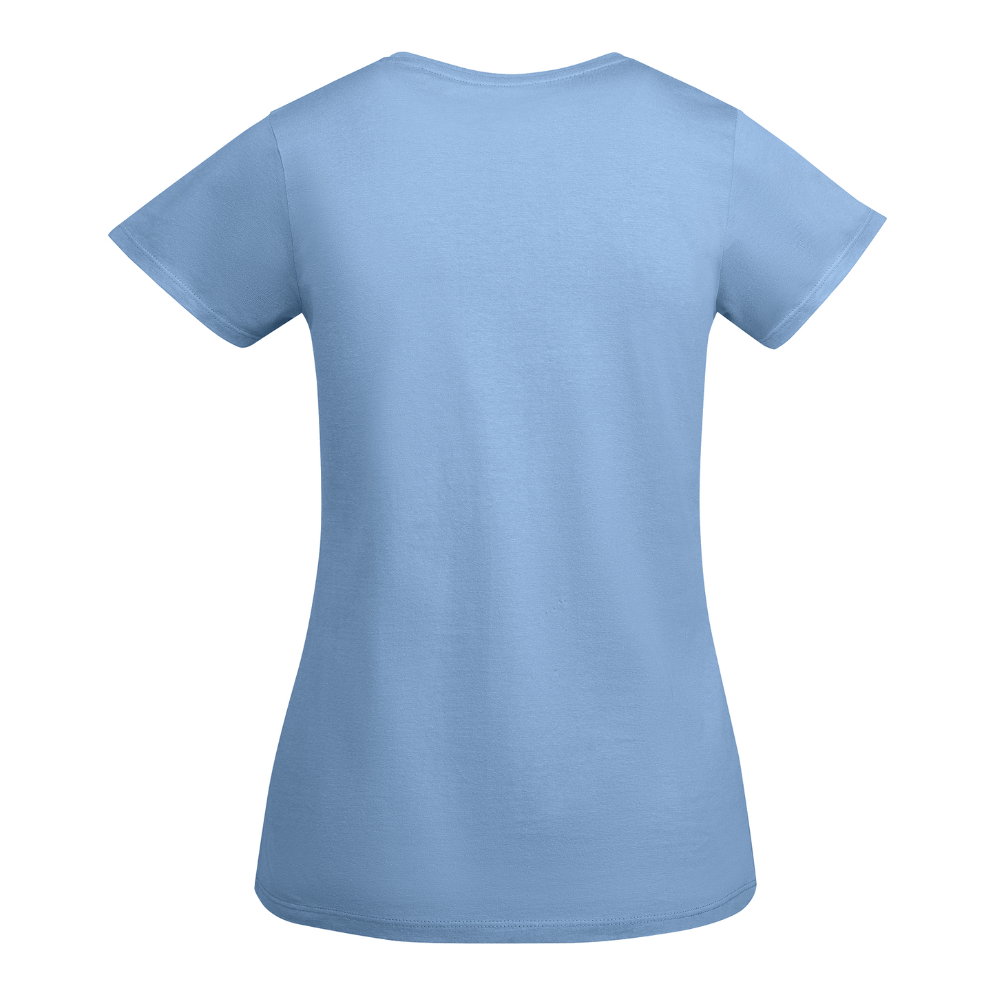 Sun-kissed Summer shirt - Celeste - Lady - Back - Camiseta Verano Besad@ por el Sol - Celeste - Dama
- Trasera