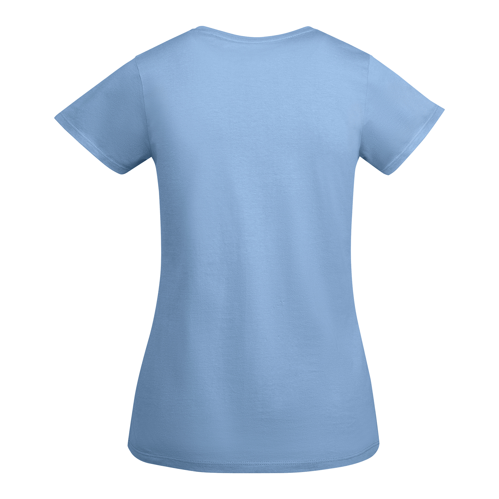 Sun-kissed Summer shirt - Celeste - Lady - Back - Camiseta Verano Besad@ por el Sol - Celeste - Dama
- Trasera
